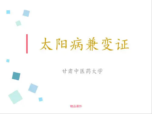 伤寒论-太阳病ppt课件