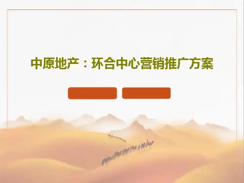 中原地产：环合中心营销推广方案105页PPT