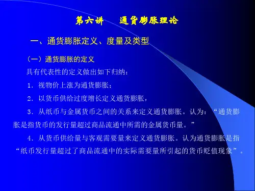 第六讲通货膨胀理论-PPT课件