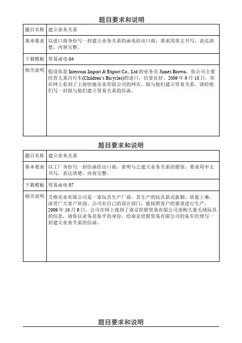 外贸单证题(共29页)