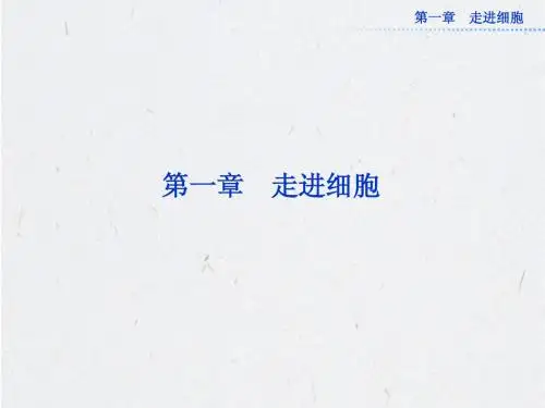 2013年人教版生物必修1全册精品课件 第一章 第1节