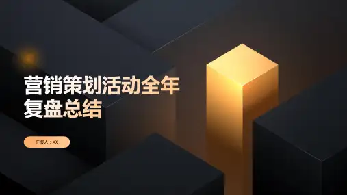 营销策划活动全年复盘总结PPT模板