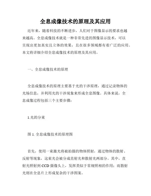 全息成像技术的原理及其应用
