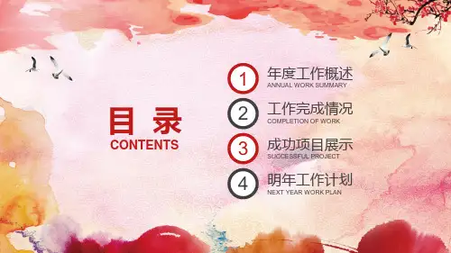 2021精美新年工作总结汇报PPT模板