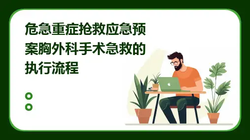 危急重症抢救应急预案胸外科手术急救的执行流程