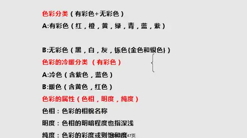 色彩搭配培训分析