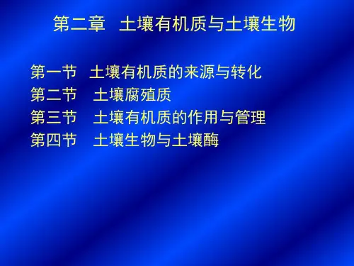 第二章-1-土壤有机质