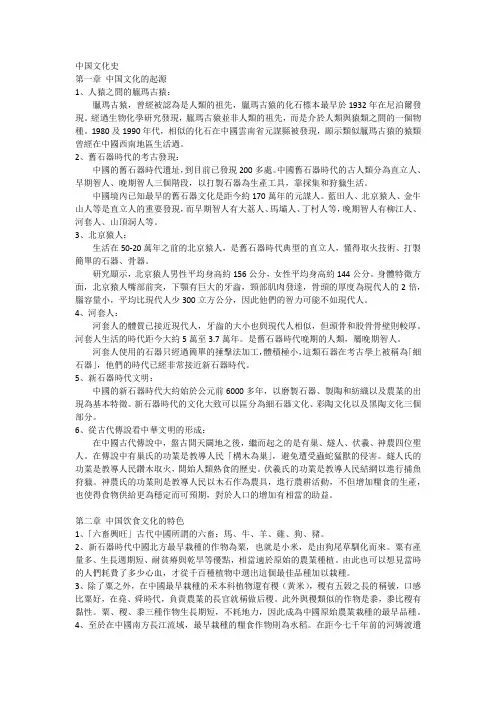 中国文化史
