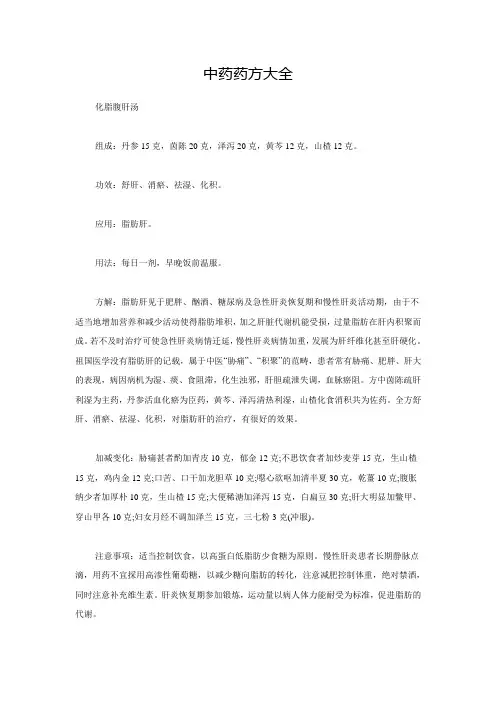 中药药方大全
