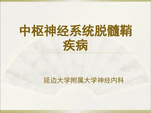 中枢神经系统脱髓鞘疾病(改版)