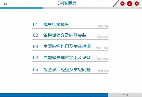 完整冲压模具结构最清晰讲解 原创 图文讲解