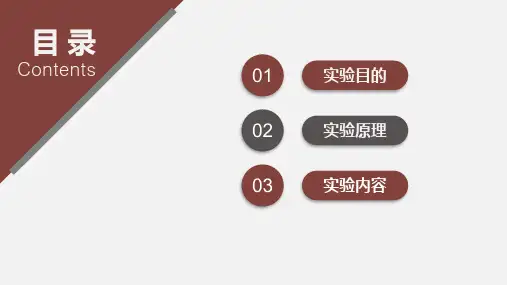 计算机组成原理实验教程完整版课件全