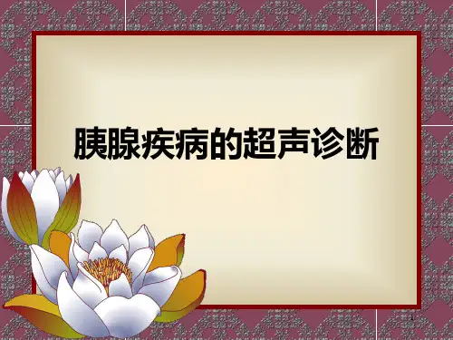 胰腺疾病的超声诊断