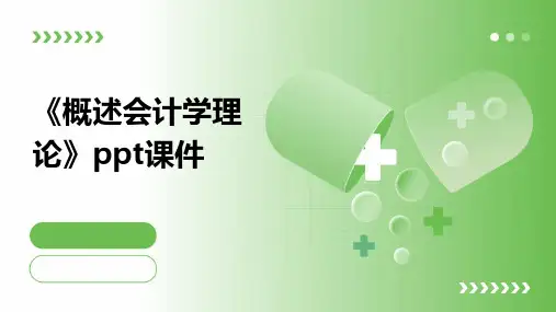 《概述会计学理论》课件