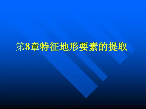 ArcGIS DEM_8.4特征地形要素提取