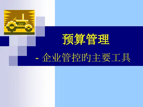 全面预算管理完整