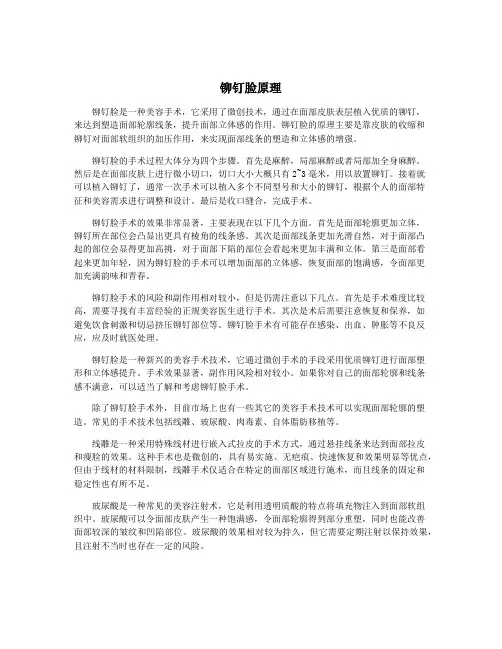 铆钉脸原理