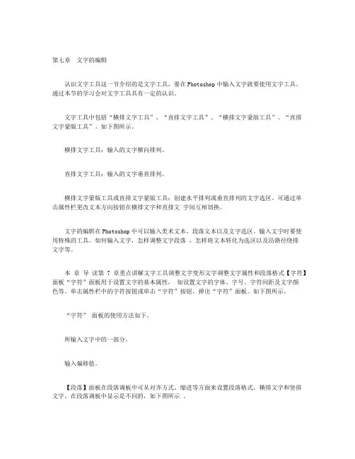 PhotoshopCS3新手特训-第七章