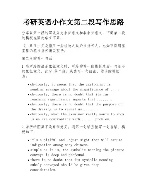 考研英语小作文第二段写作思路