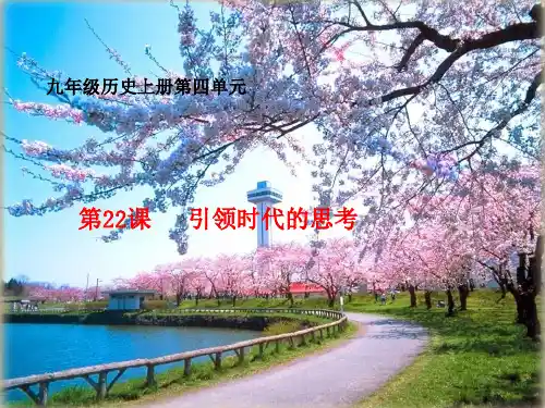 初中历史   引领时代的思考 北师大版精品课件