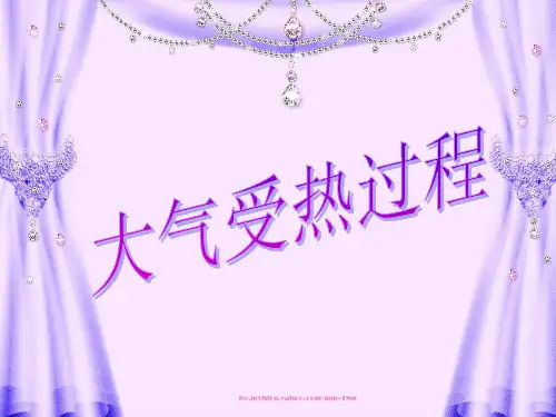 (完整)中图版高中地理必修一《大气的热状况与大气运动大气受热过程教学课件精品PPT资料精品PPT资料