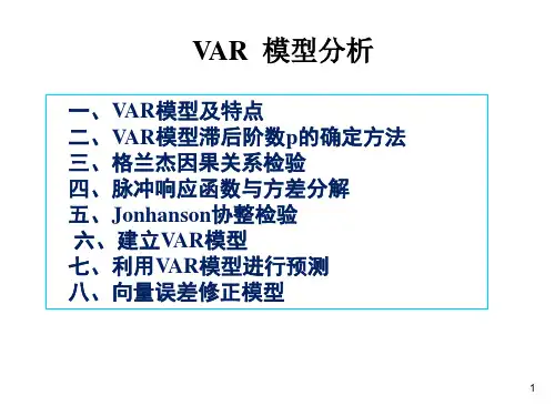 VAR模型分析(共81张PPT)