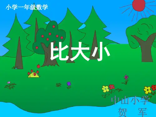 一年级【上】数学- 比大小人教新课标-优秀课件(36张)