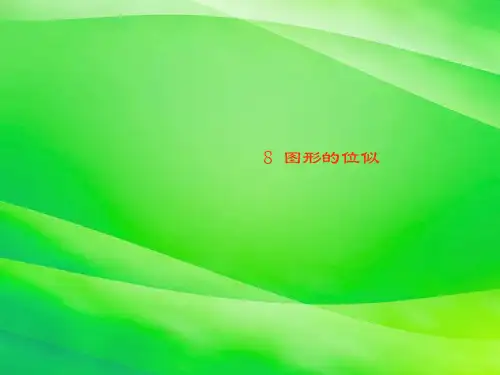 《图形的位似》课件 2022年北师大版数学九上PPT