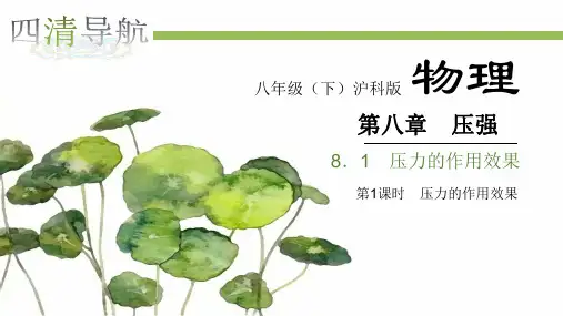  压力的作用效果压力的作用效果 省优获奖课件