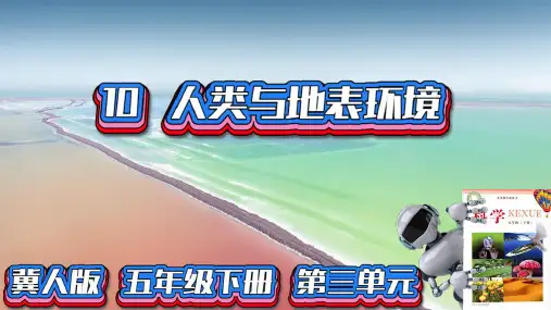 冀人版科学五年级下册10人类与地表环境 课件(共21张PPT)