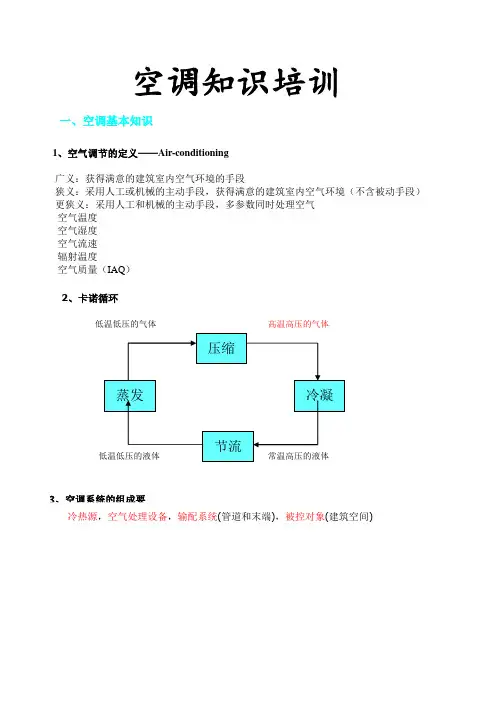 空调知识培训