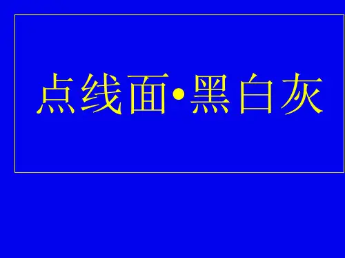 点线面黑白灰(课件)赣美版美术五年级下册