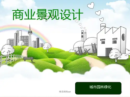 商业景观设计ppt课件