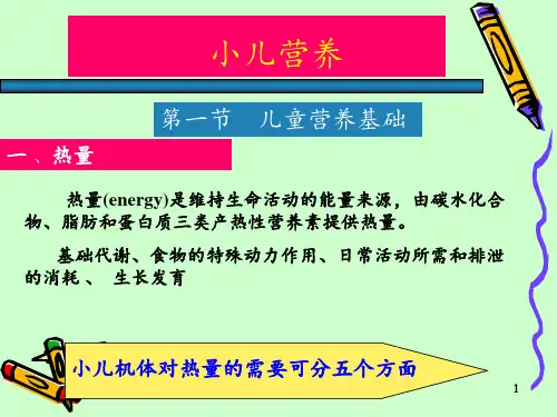 小儿营养PPT课件