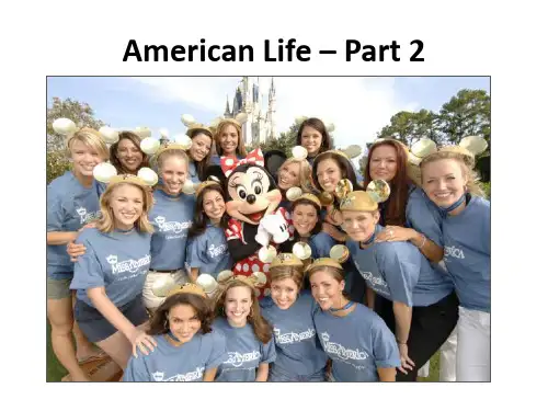 英语国家概况American Life Part Two