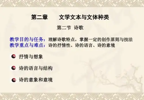 《文学概论》第二章第二节 课件