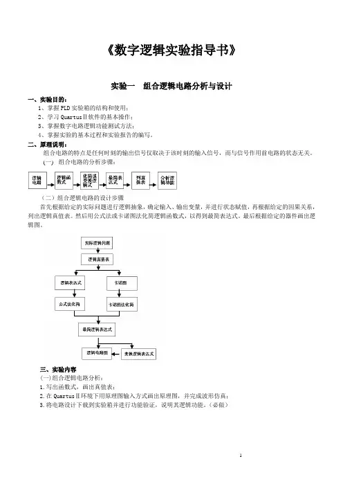 [工学]数字逻辑实验指导书