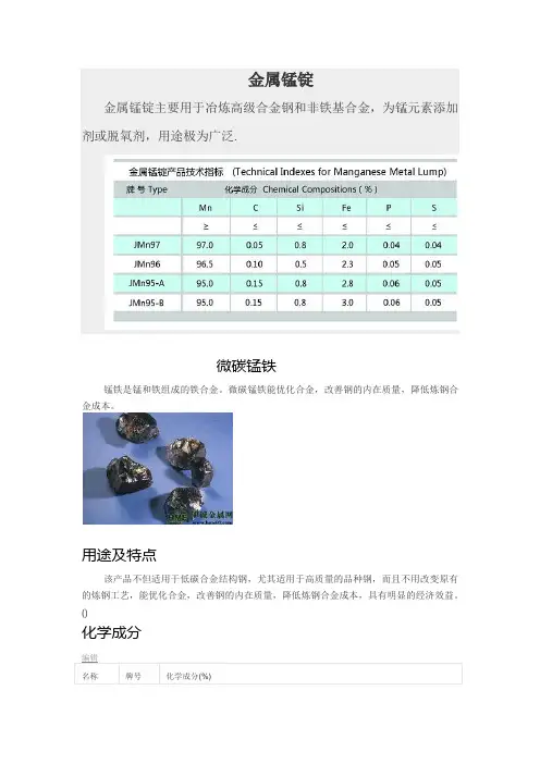 电解锰相关知识