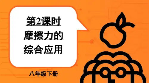 八年级物理下册教学课件《摩擦力的综合应用》