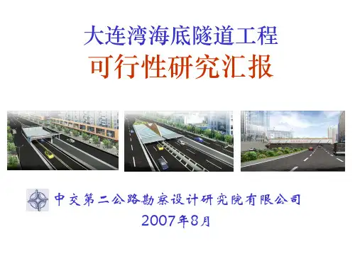 00----大连湾海底隧道工程工可汇报-)