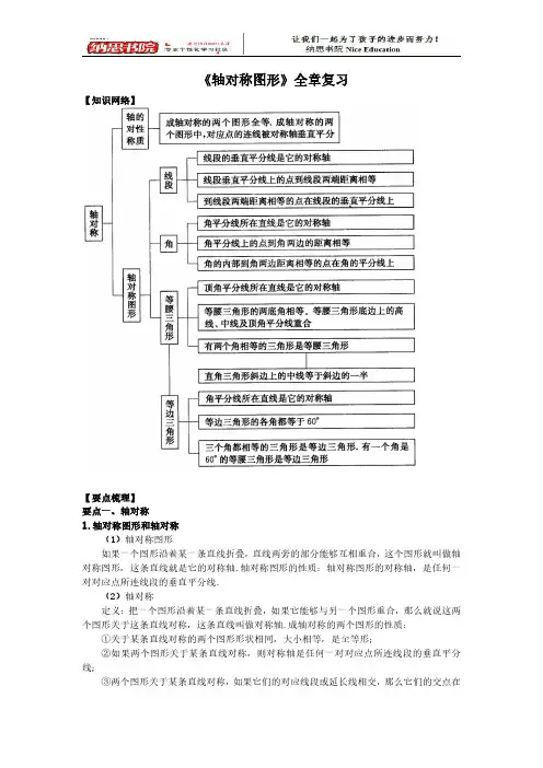 轴对称图形全章复习