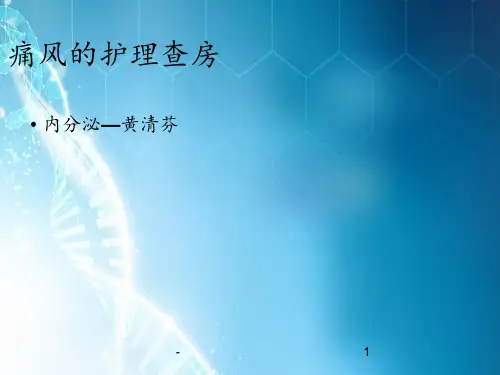 痛风的护理查房ppt课件