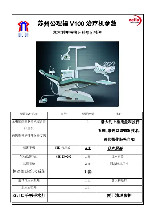 公理福V100治疗机参数  (2)