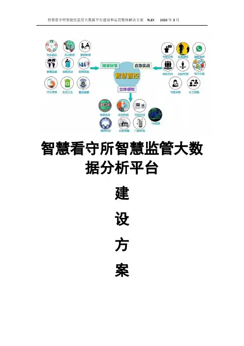 智慧看守所智能化监管大数据平台建设和运营整体解决方案