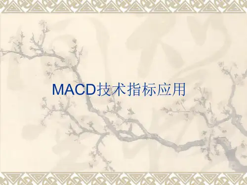 MACD技术指标应用 ppt课件