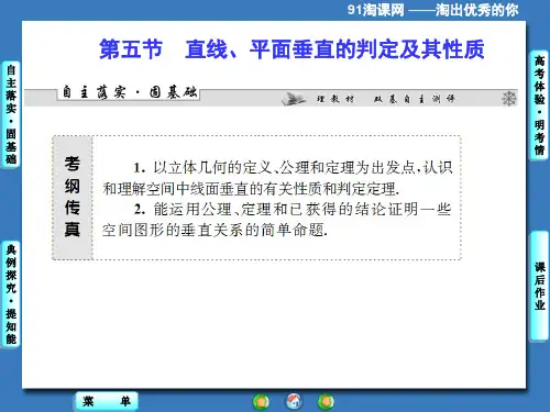 课件2：线面、面面垂直的判定与性质