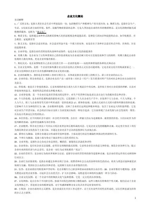 企业文化概论