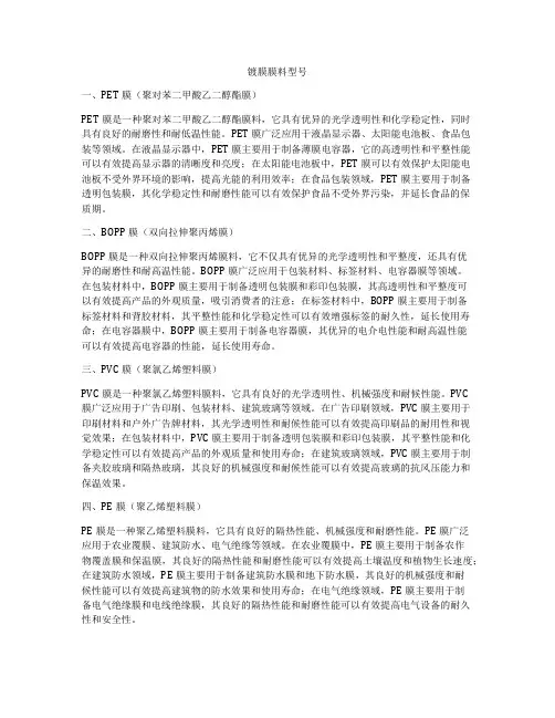 镀膜膜料型号