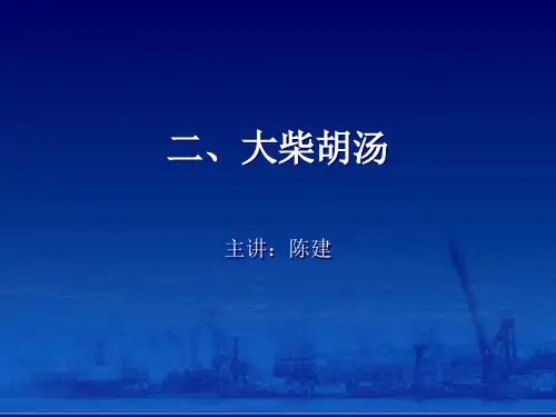 大柴胡汤