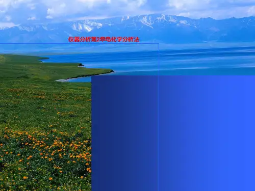 仪器分析第2章电化学分析法